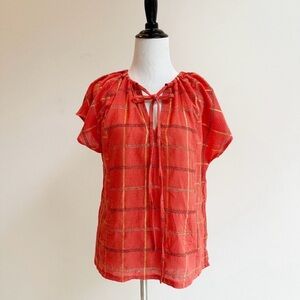 Ace and jig tie neck top in Aphrodite